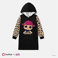 Vista 5 de L.O.L. Surprise! Sudaderas con capucha para niñas, jóvenes, niños, leopardo, sudadera con capucha de manga larga, bolsillo