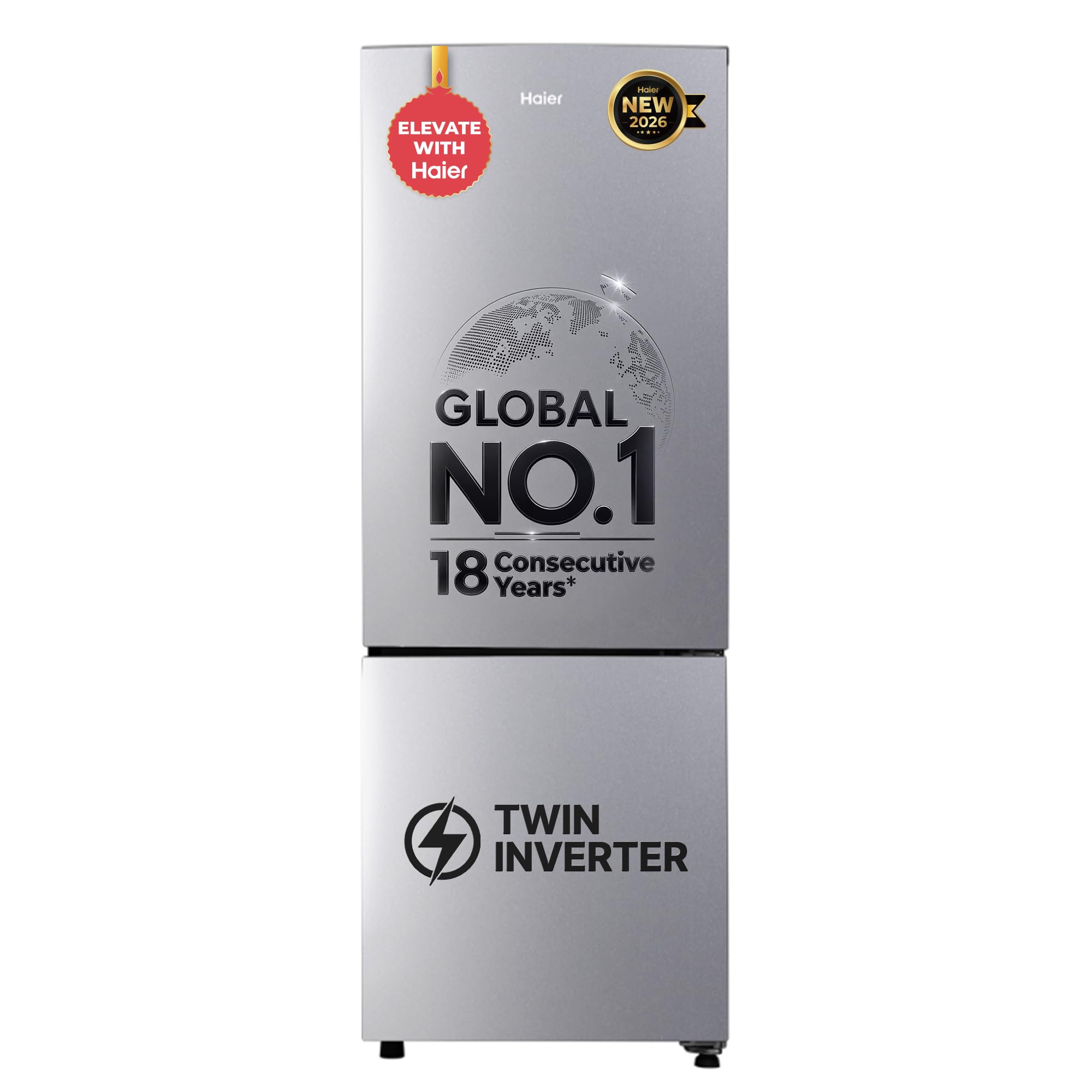 Haier 237L Bottom Mount Refrigerator - Black -13