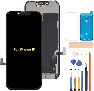 A-MIND for iPhone 13 (incell) LCD Display Screen Replacement A2633 A2482 A2631 A2634 A2635 Touch Digitizer Full Assembly Repair Kits with Tools