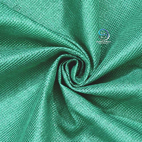 Image of LushHavenDecor 10 X 5 Garden Net 90% Sun Blockage Green| Sun mesh Shade net Ultra Violet Resistant net with Attached Chords (Green) 10x5 Ft