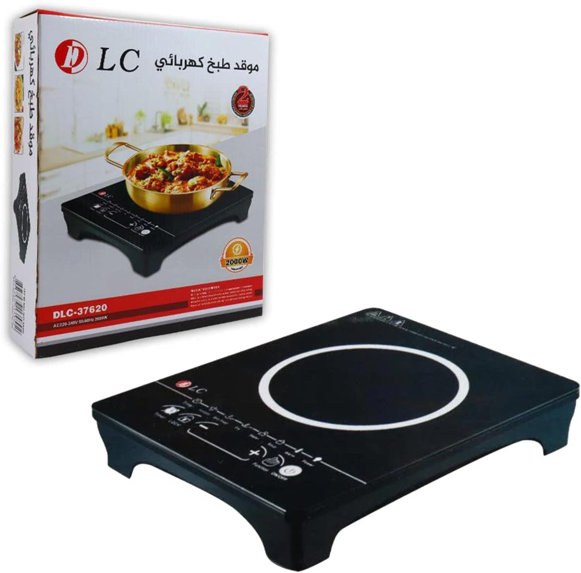 D LC Induction Cooker 2000 Watt Electric Stove with Over Heat