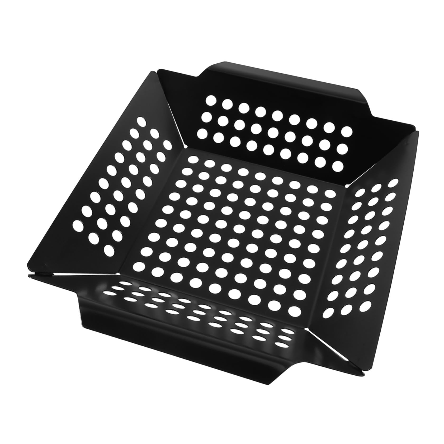 Toyvian Bbq Grill Pan for Stove Top Non Stick Griddle Pan Vegetable Grilling Basket Outdoor Food Grill