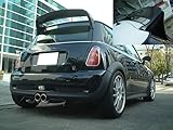 EPR for Mini R50 R53 Mini Cooper AQR Type Rear Spoiler Roof Wing Modified Tuned Tuning Car Body Parts Kits (Fiberglass) frp unpainted