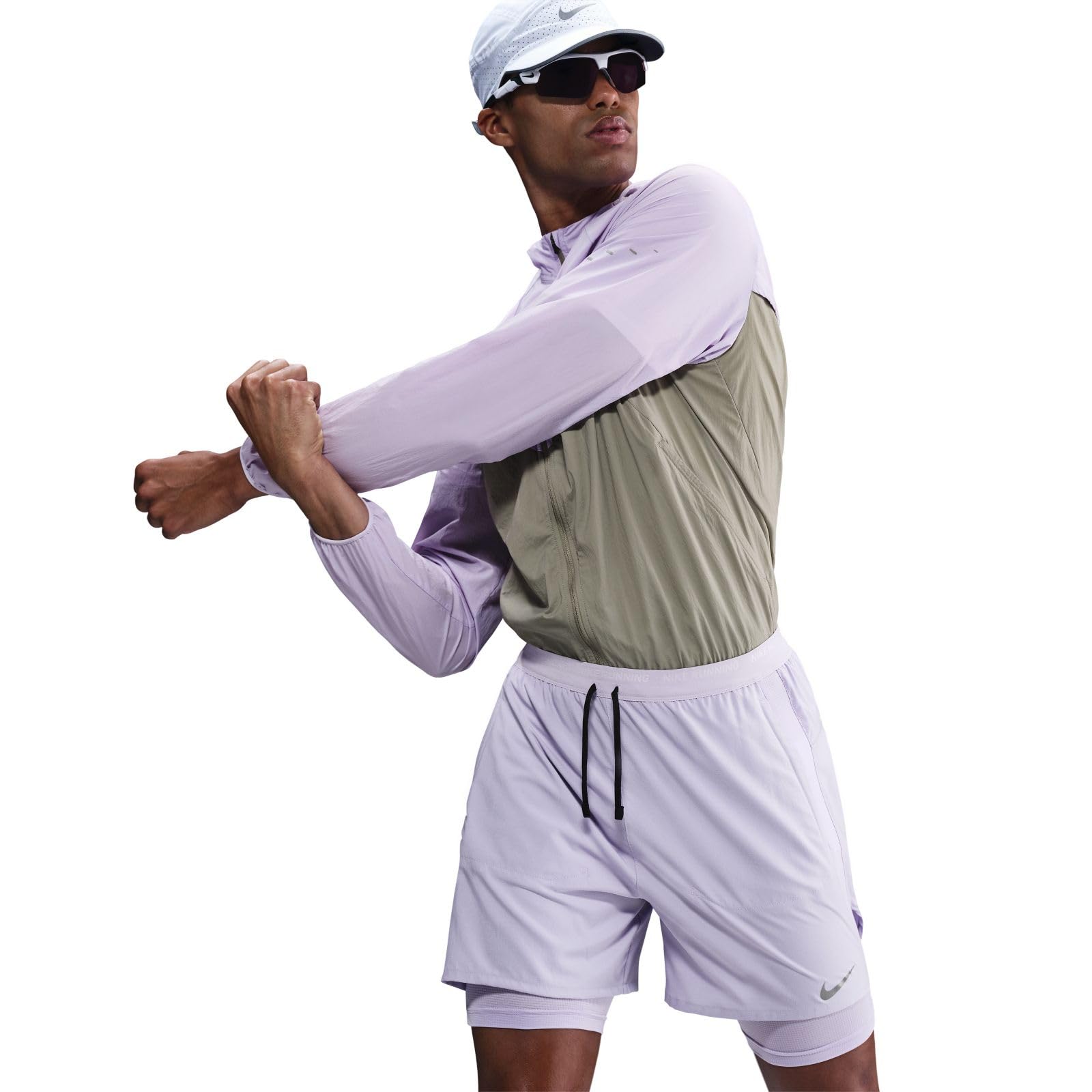 Nike - Nike Stride Dri-Fit Hybrid-laufshorts für Herren (Ca. 12,5 Cm), Pantaloncini da Corsa ibridi Uomo