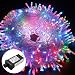 Excelvan Safe 24V 8 Modes 500 LEDs 100m/328ft Christmas Lights Fairy Lights DC Transformer with Transparent String for Indoor Outdoor Party Wedding Decoration (Multicolor)