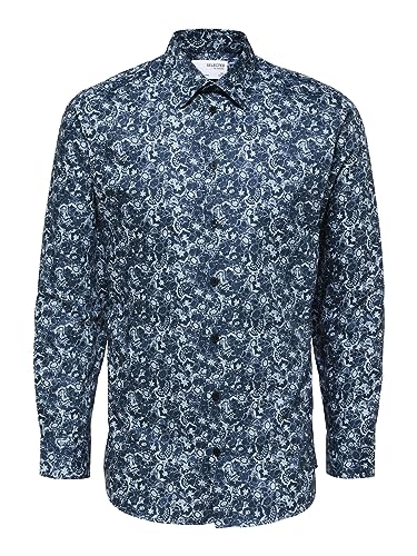 T-Shirt Ls B Noos Chemise Slhslimsoho anti-pli pour homme actif