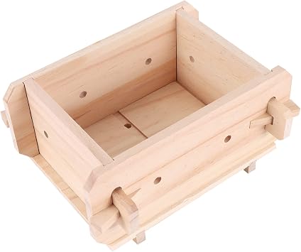 Tofu Mold Tool,Removable Wooden Press Box,Home Kitchen Tofu Maker Press Mold Kit for DIY Tofu Mold Cooking Handmade