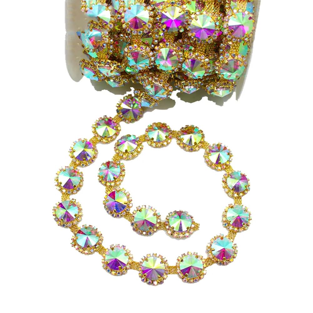 Chaîne strass AB pour customiser vos chaussures et sacs de soirée