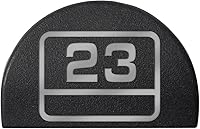 Vista 114 de NDZ Performance JP1 - Enchufe de agarre para Glock 17 19 21 22 23 24 31 32 34 35 38 Gen 1-3 pulgadas .40 .357 0.394 in .45 ACP relleno láser grabado