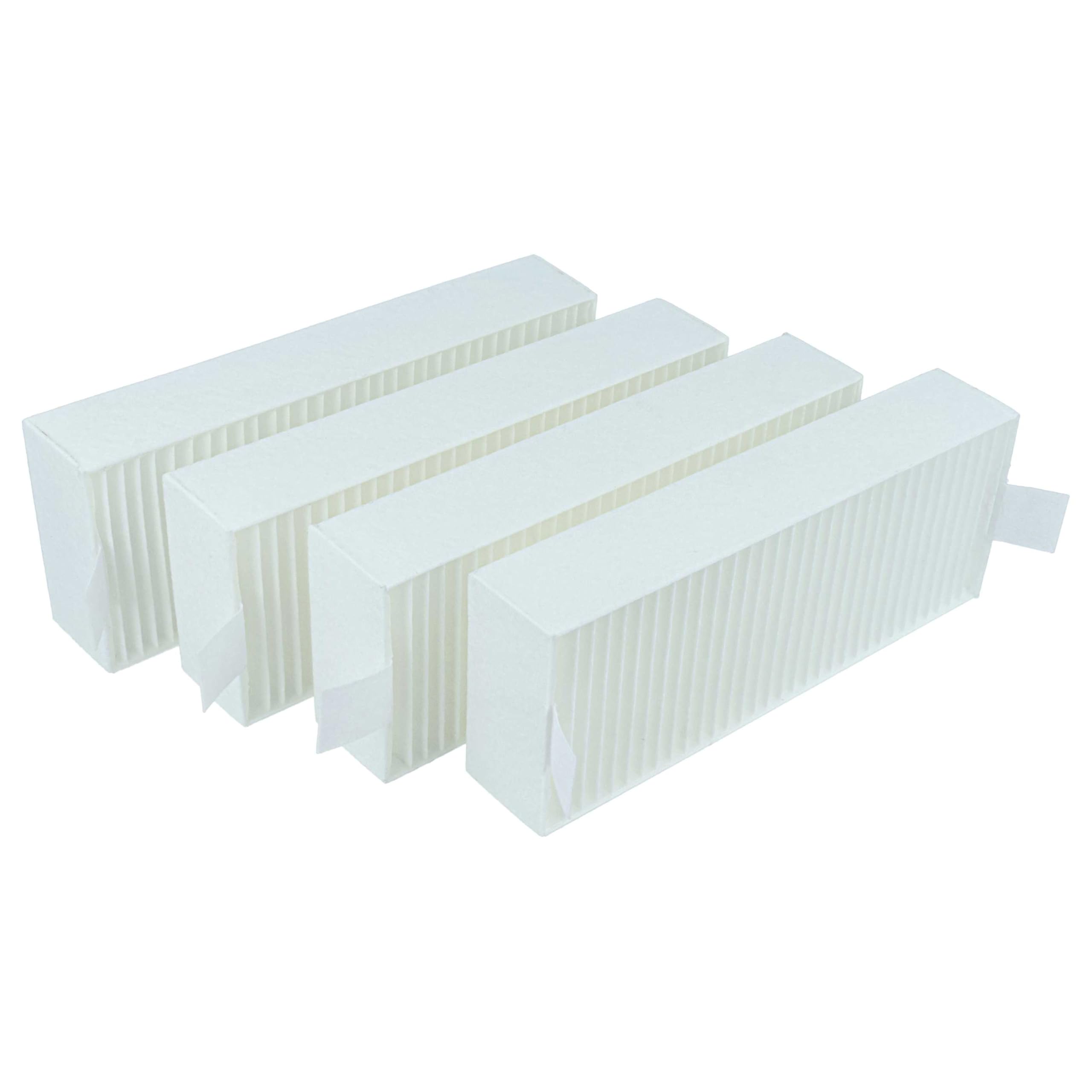 Vhbw White 4X Filter Filter Compatible With Bosch Pxx875d67e/02, Pxx875d67e/01, Pxx875d67e/20, Pxx875d67e/03 Stove Extractor System Filter Paper