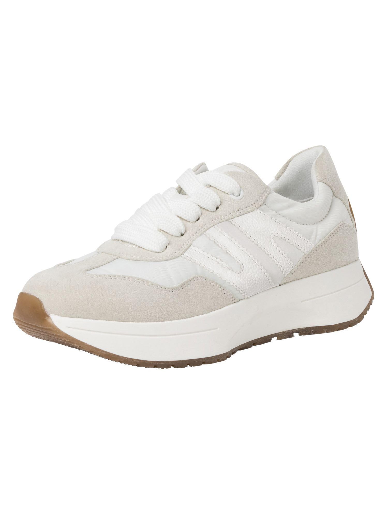 MARCO TOZZI Women's 2-2-2-23748-20 Trainers, White Comb, 7 UK
