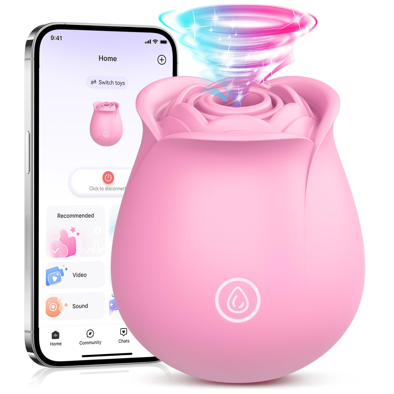 Amazon.com: Gasevimo Rose Sex Toy Vibrator for Women, APP Control Rose Adult  Toys with 9 Sucking & Vibrating Modes, Waterproof Sex Toys Sucker, Clit  Nipple Stimulator for Couples & Solo Play Clamps :