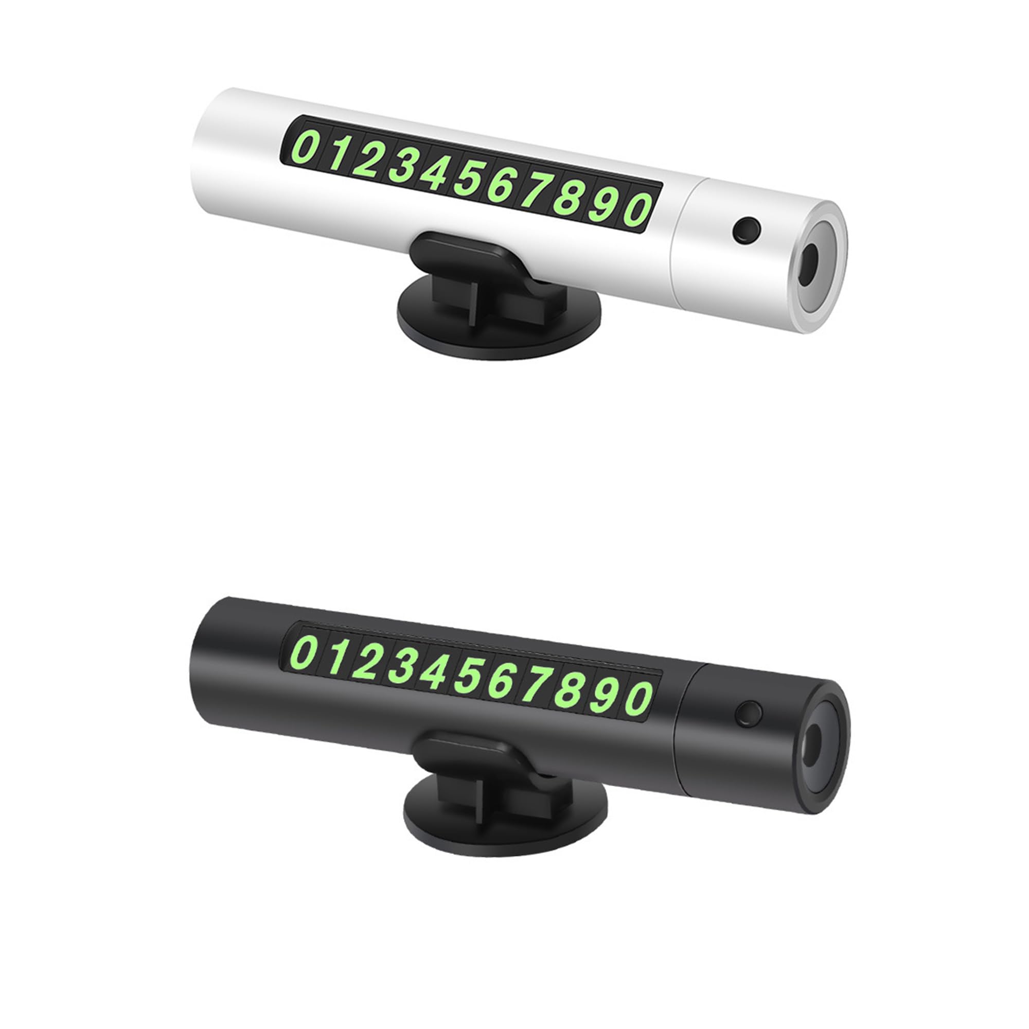 Upgraded 2026 Safe Hammer Glass Breaker Flashlight Car Parking Card, Car Hammer Seatbelt Cutter Window Breaker Emergency Escape Tool Glass Breaker Emergency Seat Belt Cutter (2 Pack (Black &amp; White))
