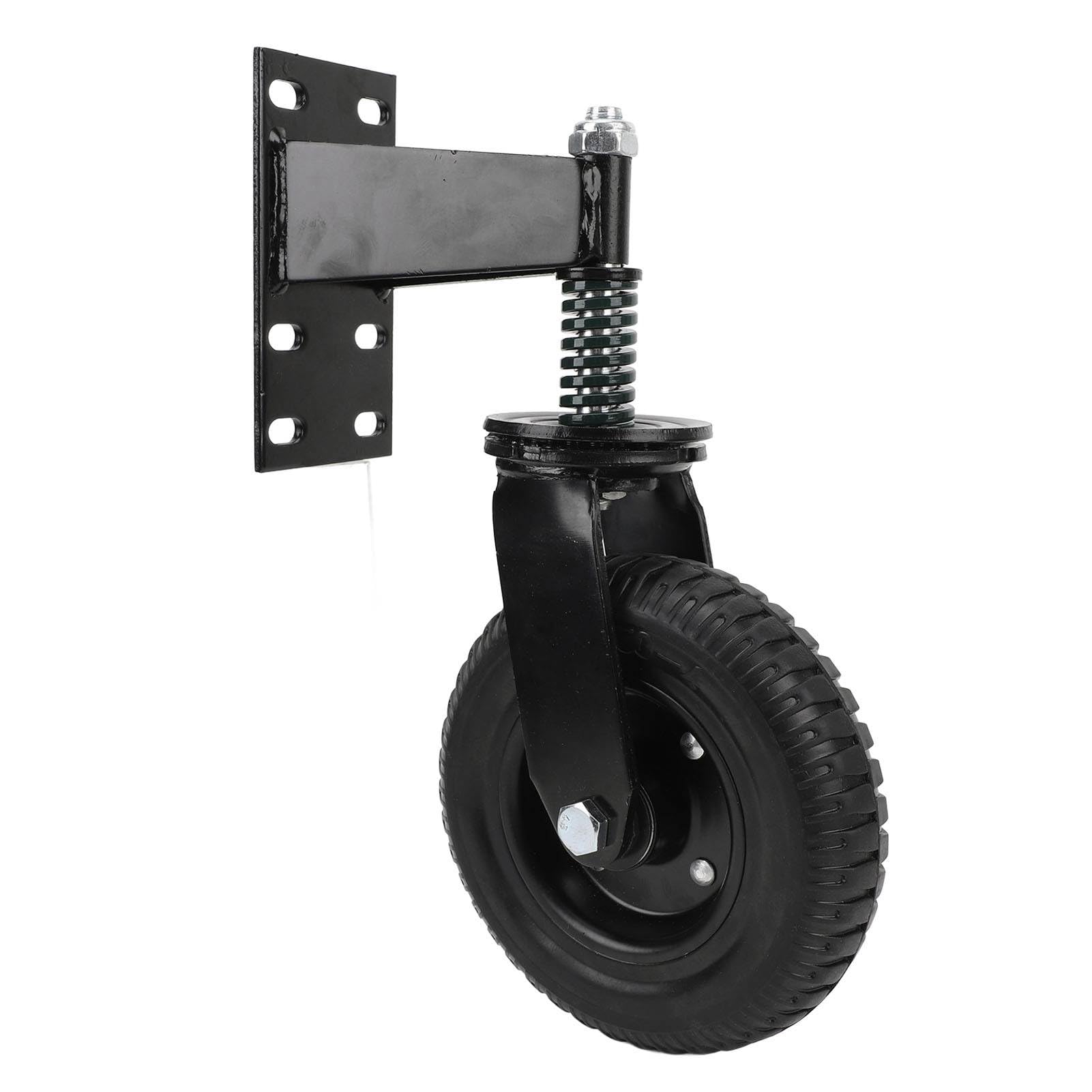 Hartgummi-Drehgelenkrolle für Rolltore - Torrollen für Holztor, 360 Grad drehbar