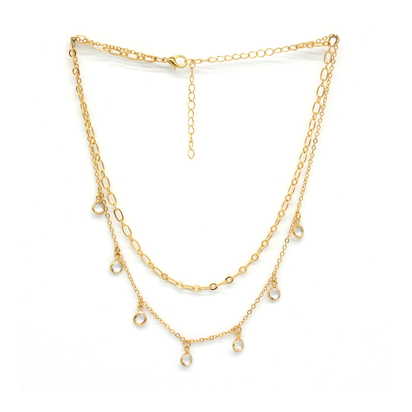 Joker & Witch Phoenix Layered Gold Choker for Women (B07WHSBJC4) Amazon Price History, Amazon Price Tracker