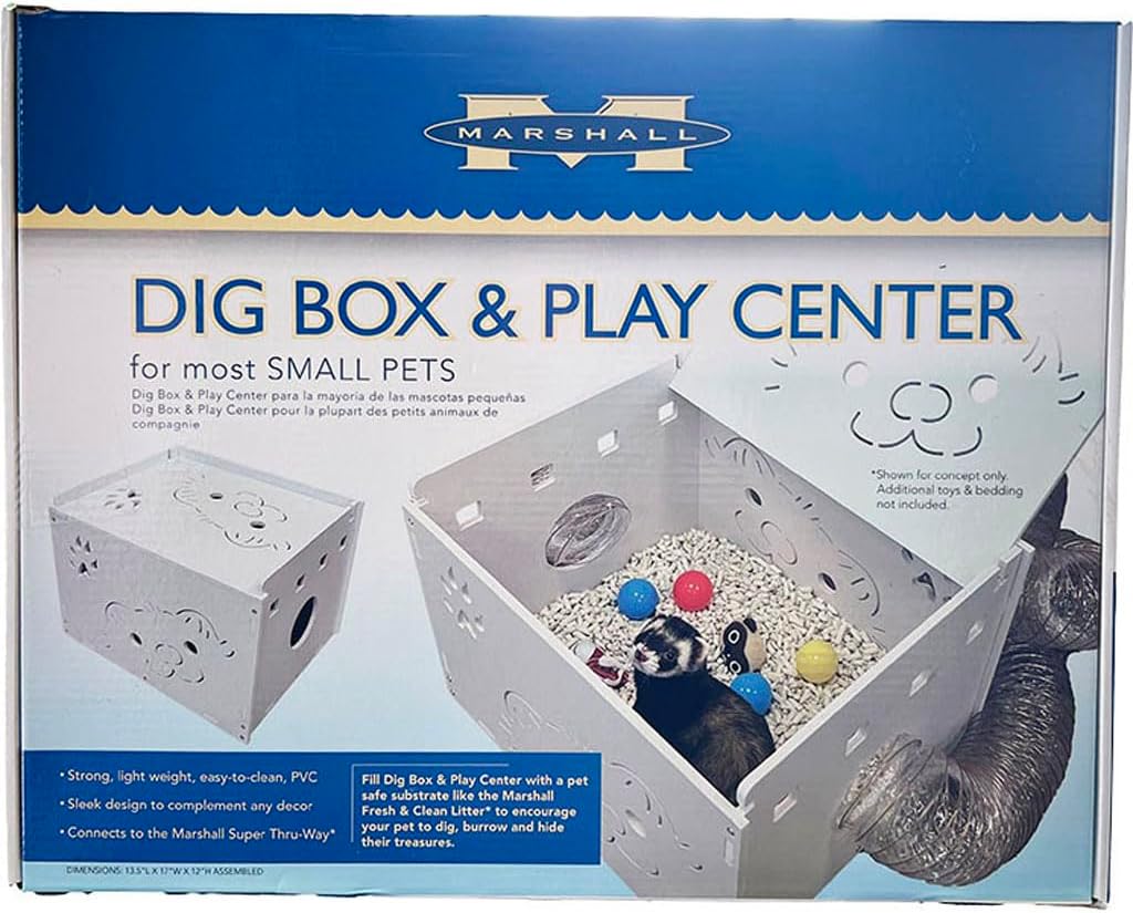 Marshall FT-472 7 lbs Small Animal Dig Box & Play Center Pack of 4