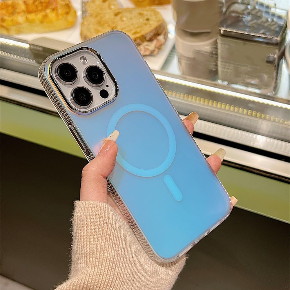 Luxury Aurora Case For iPhone 13 Pro 14 Pro 15 Pro Max 12 11 Laser Matte Cover For iPhone 15 Pro 12 Pro Hard Case,xuancai,For iphone 15 ProMax