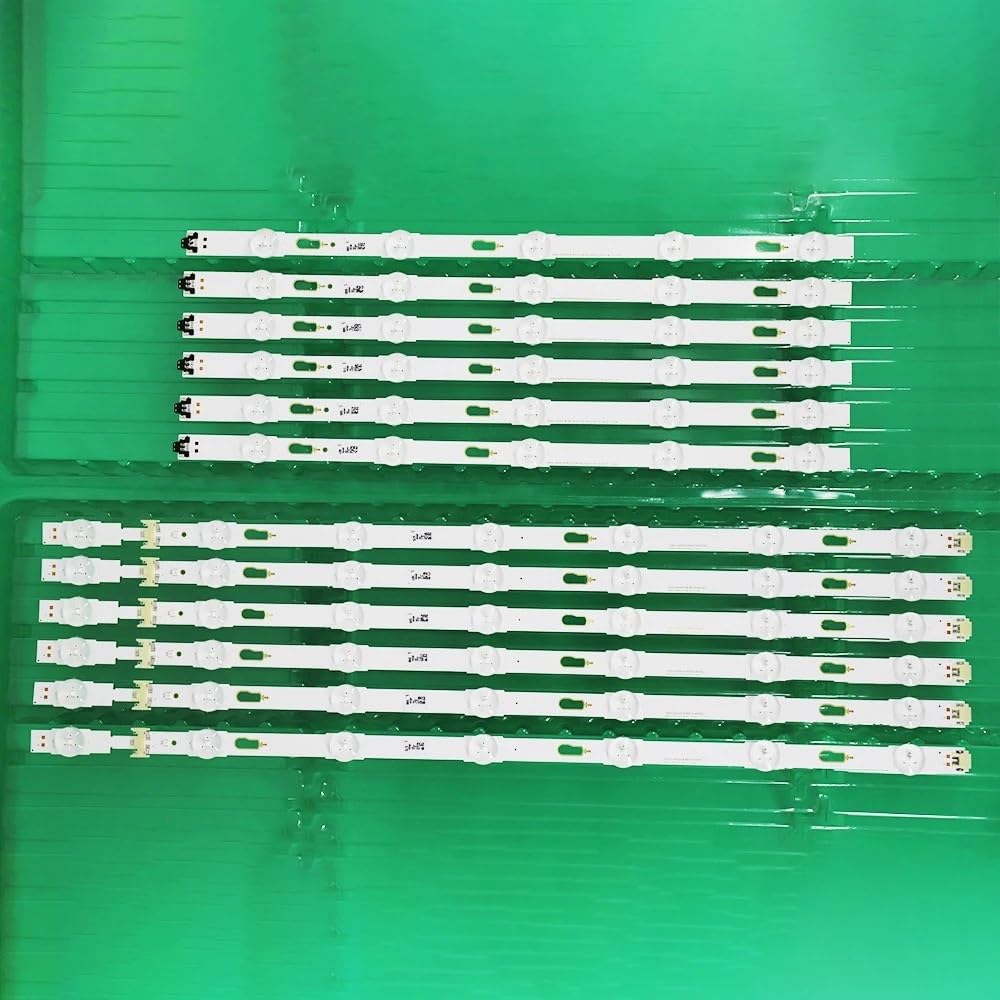 Striscia di retroilluminazione a LED 12 LAMPADE Compatibile for TV da 49" S_KU6.3_49_FL30 R5 L7 LM41-00335A 00334A UE49KU6100 UN49KU650 V6DU-490DCA-R0 490DCB