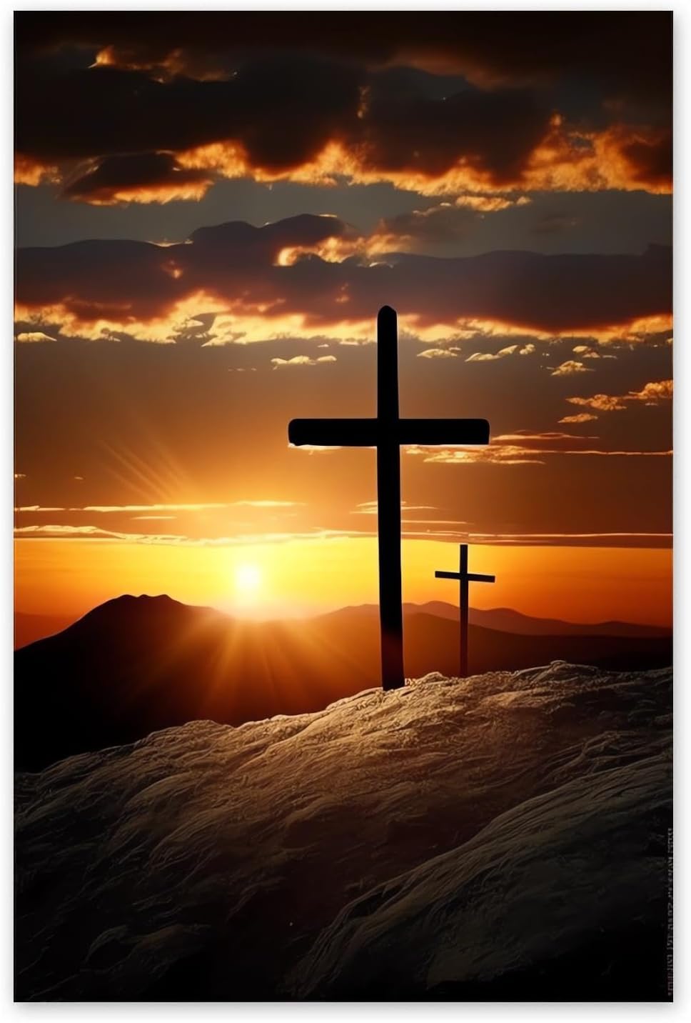 NSUAJOF Christian Churches Diamond Painting Kits Christian Art Painting 5D DIY Full Round Drill Adults Beginners, Personalized Gifts for Family Friends Home Wall Decor 16x20 Inch