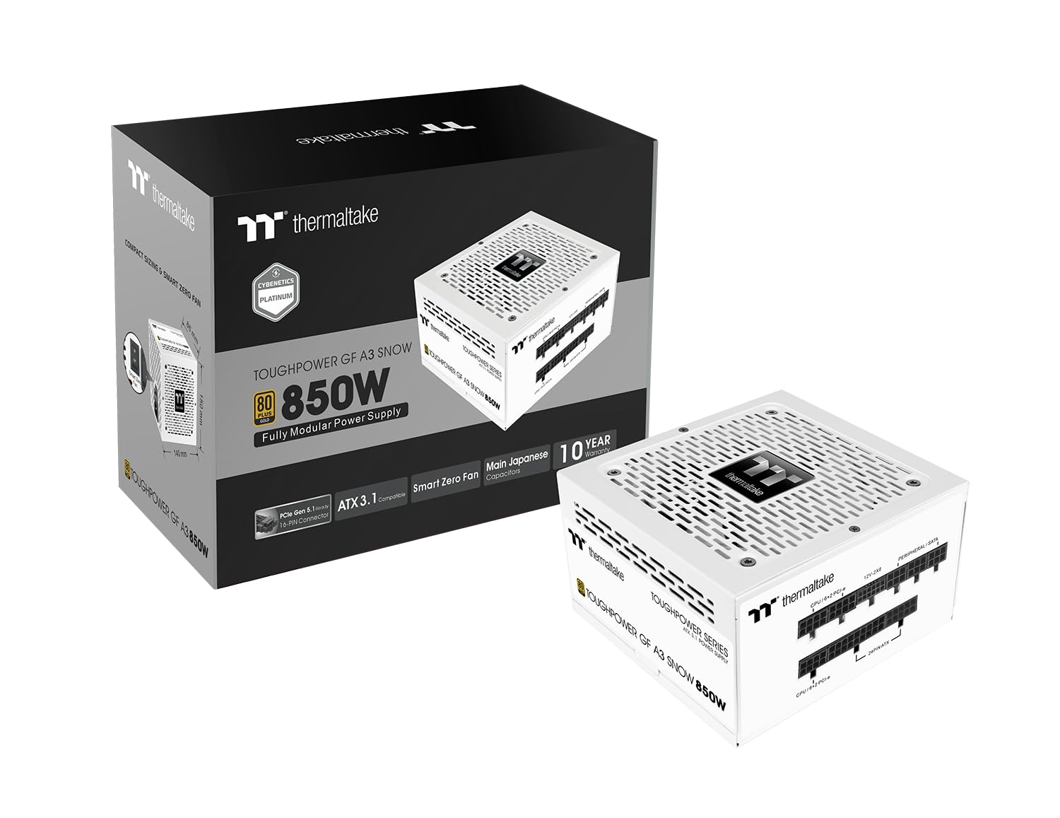 Amazon.com: Thermaltake Toughpower GF A3 Snow Edition 850W 80+