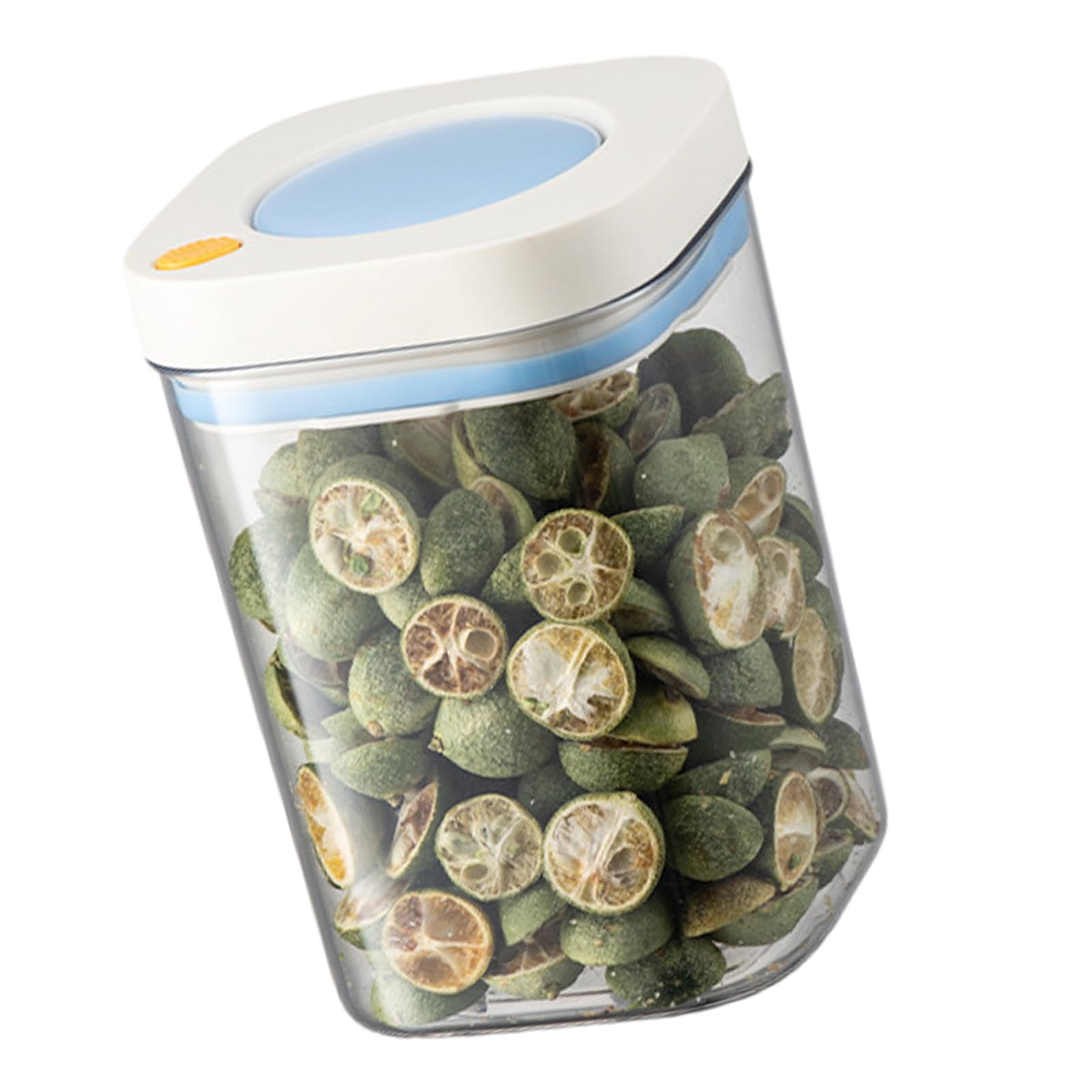 Msioytog Vacuum Seal Container for Food Preservation Clear Snacks and Dry Goods Storage Jar Kitchen Organization Accessories Press to Seal Canister