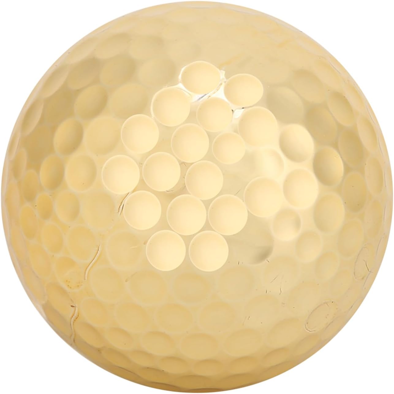 GOTOTOP Pack of 4 Portable Ball with Double Layer Gold Plated Accessory, Golden