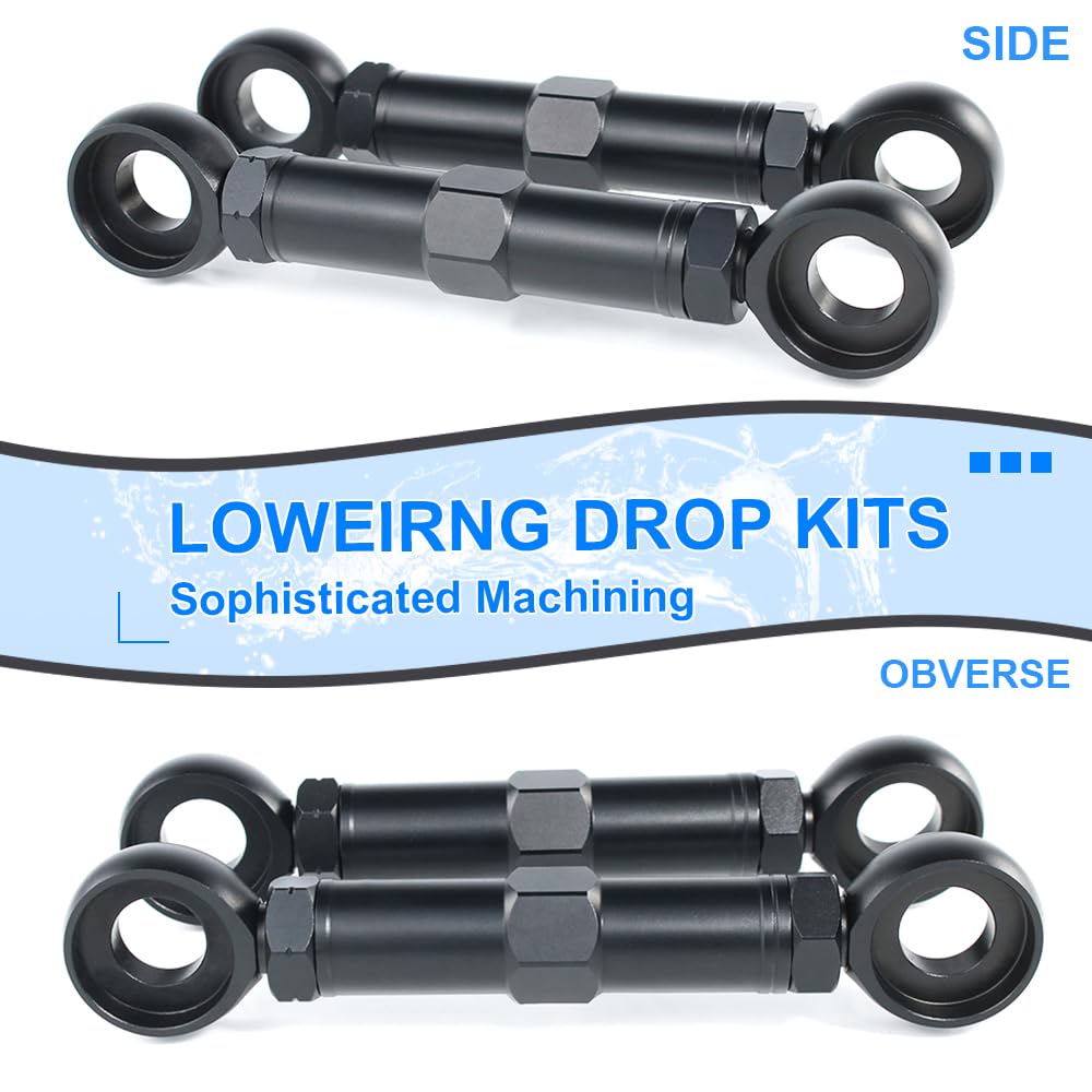 Kawasaki ZX6R Lowering Kit NBX Motorcycle Lowering Links - Black