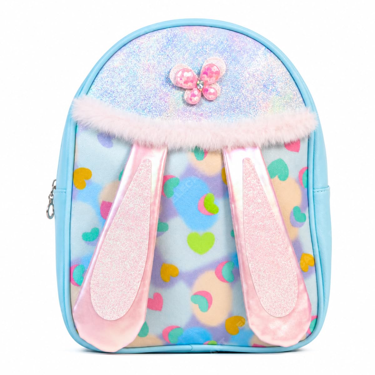 Mini Backpack for Girls | 12 Inch bagpack School Bag with Glitter Shaker Pocket | Lightweight Preschool Nursery Travel Backpack for Kids | (Pack of 1, Random Colour)-picture-14