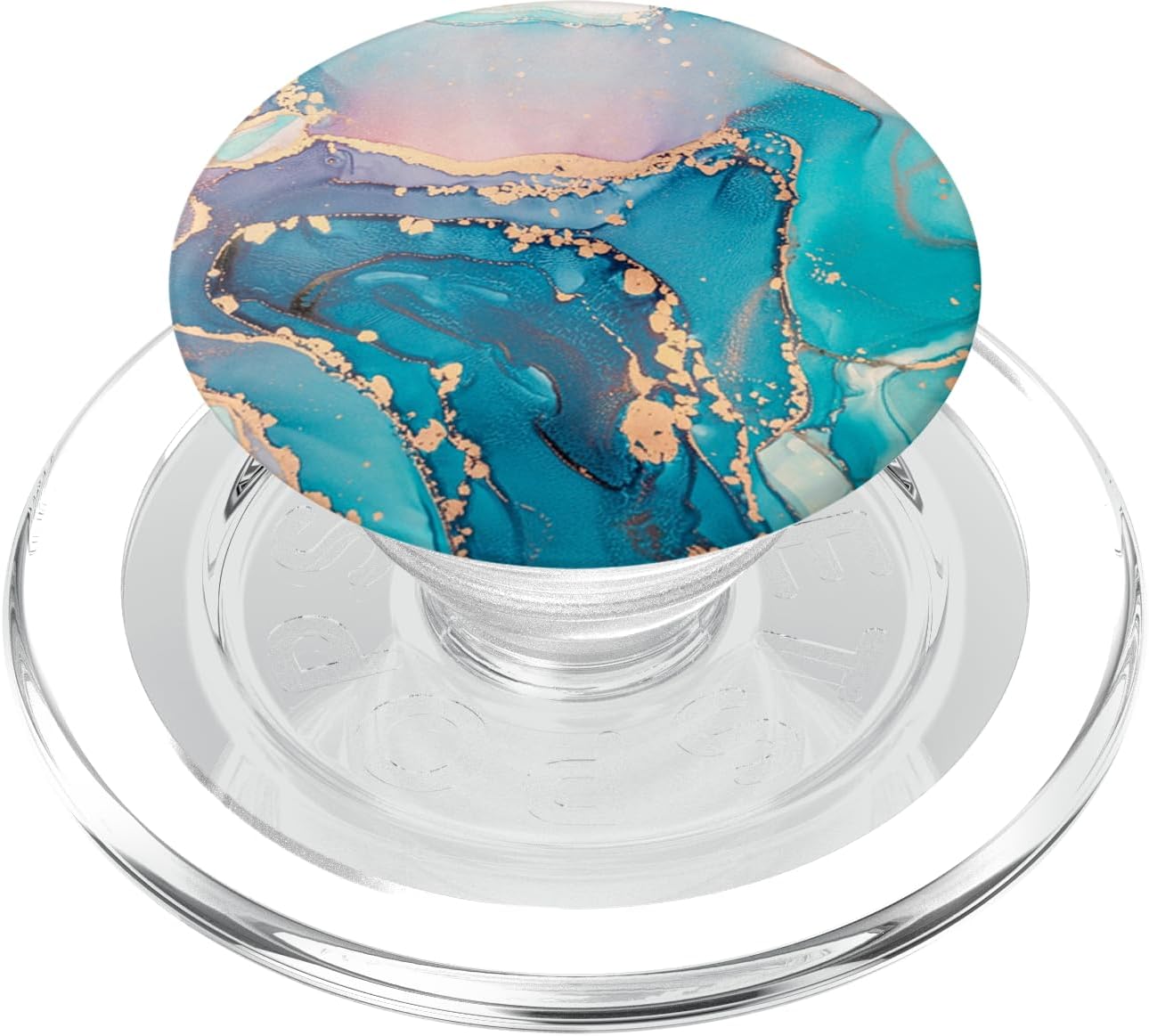 Mixture of Colors Purple, Blue and Gold PopSockets PopGrip for MagSafe