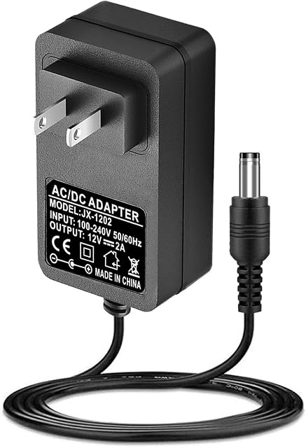 12V AC/DC Charger Power Supply Compatible for Seagate Hard Drive, Freeagent Goflex, WD Western Digital My Book External Hard Drive Adapter Power Cord