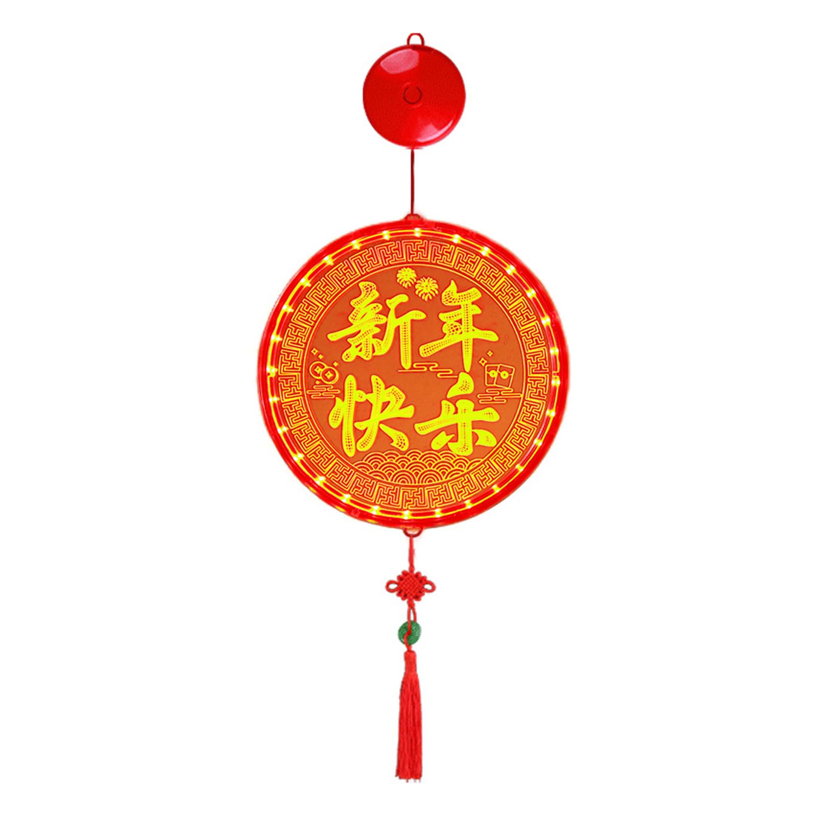 jiingekk Practical Acrylic LED Hanging Lights Multifunctional LED Wall And Window Hanging Lights For 2025 New Year Celebration