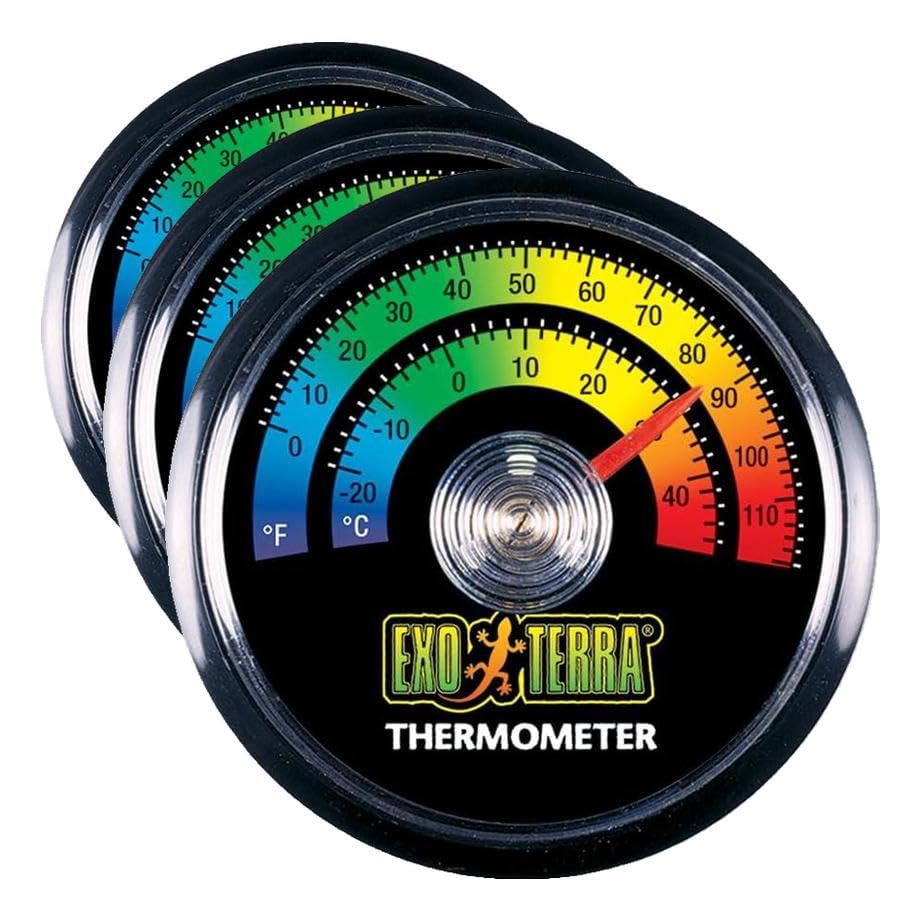 にゃんこ　EXOTERRA Reptile Thermo 4個セット Amazon.com : Exo Terra Thermometer for Reptile Terrarium