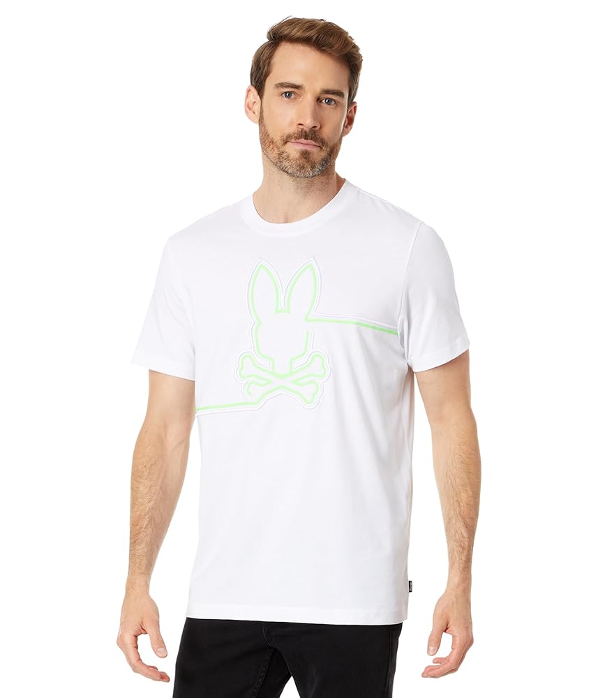 Psycho Bunny Chester Embroidered Graphic Tee White XL (US