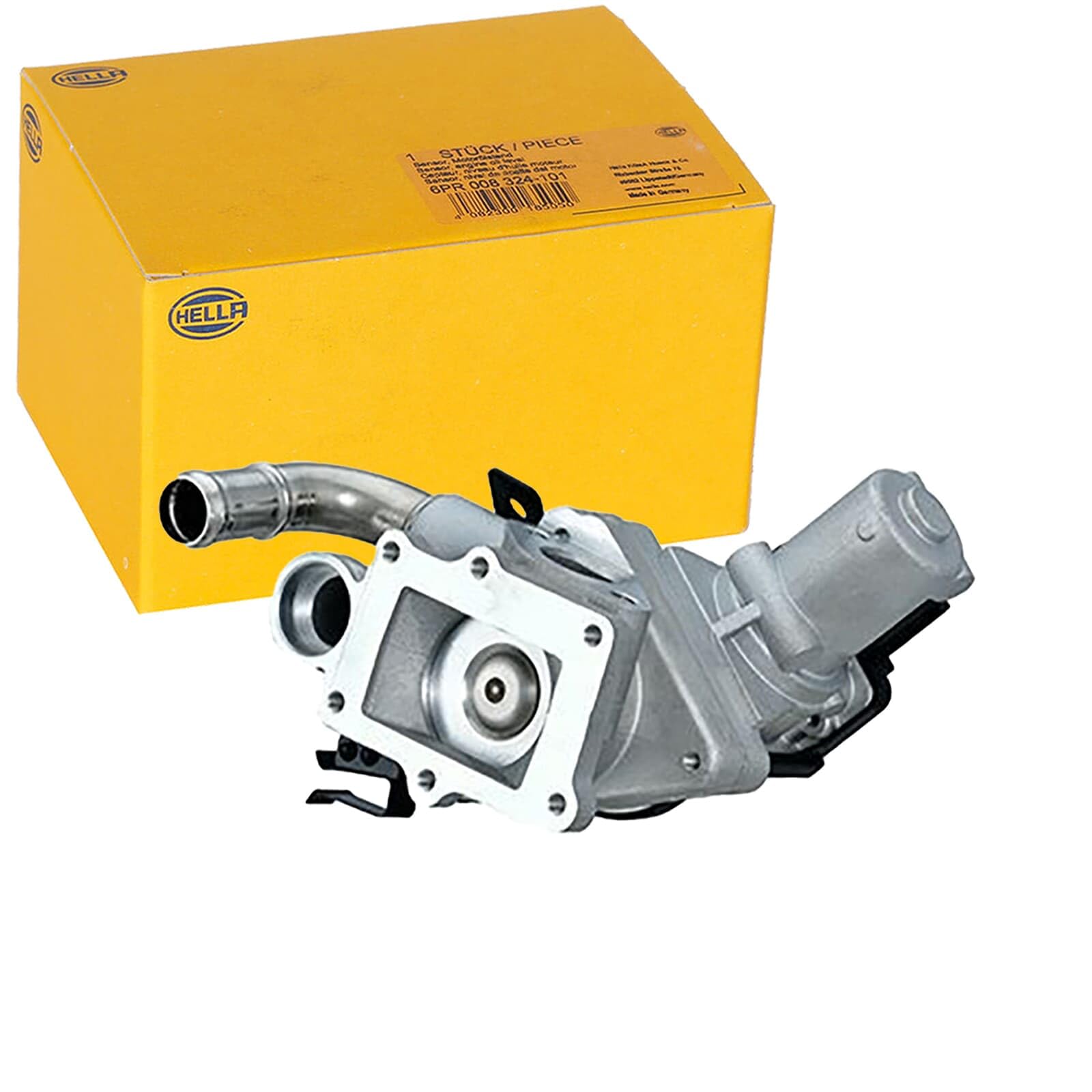 HELLA 6NU 014 865-121 Zawór AGR - 12V - elektryczny - 5-biegunowy - z pierścieniami uszczelniającymi