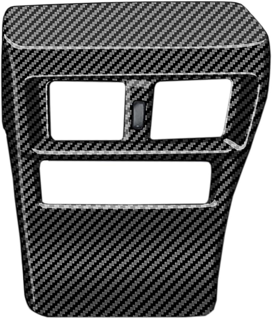 Rear Vent Decor for Toyota 4Runner 2025 2026 Interior Accessories (NOT Fit TRD Pro/TrailHuner) Anti-kick Vent Cover Center Consoles ABS Trim (Carbon Fiber, Rear Vent Cover)