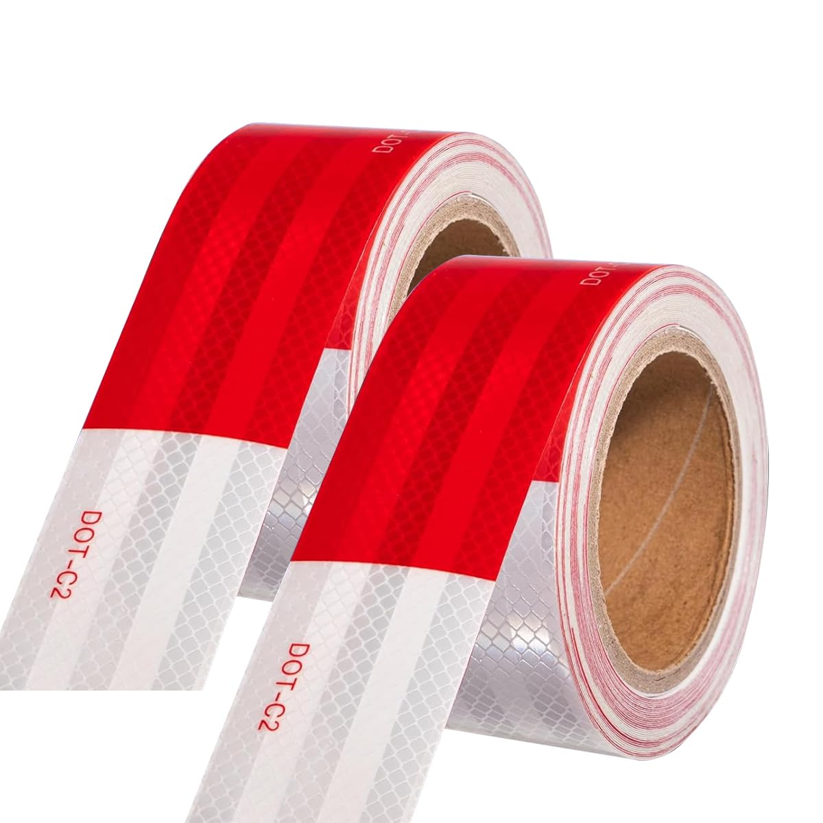 AISEY DOT Reflective Tape 2 Incx 30 Ft – High Visibility Waterproof Safety Tape for Trucks, Trailers, Vehicles – Heavy Duty Adhesive, ANSI Compliant,