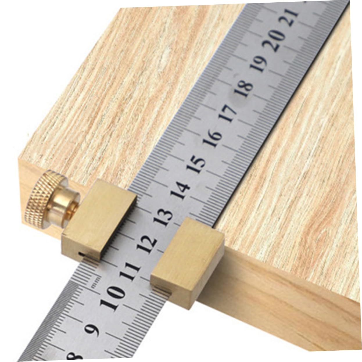 NUOBESTY 3 Set Righello Marcatura per Falegnameria con Locatore Posizionamento Strumento Misurazione Manuale per Lavorazioni Precisione e Applicazioni su Facile da Usare e Adatto Diversi