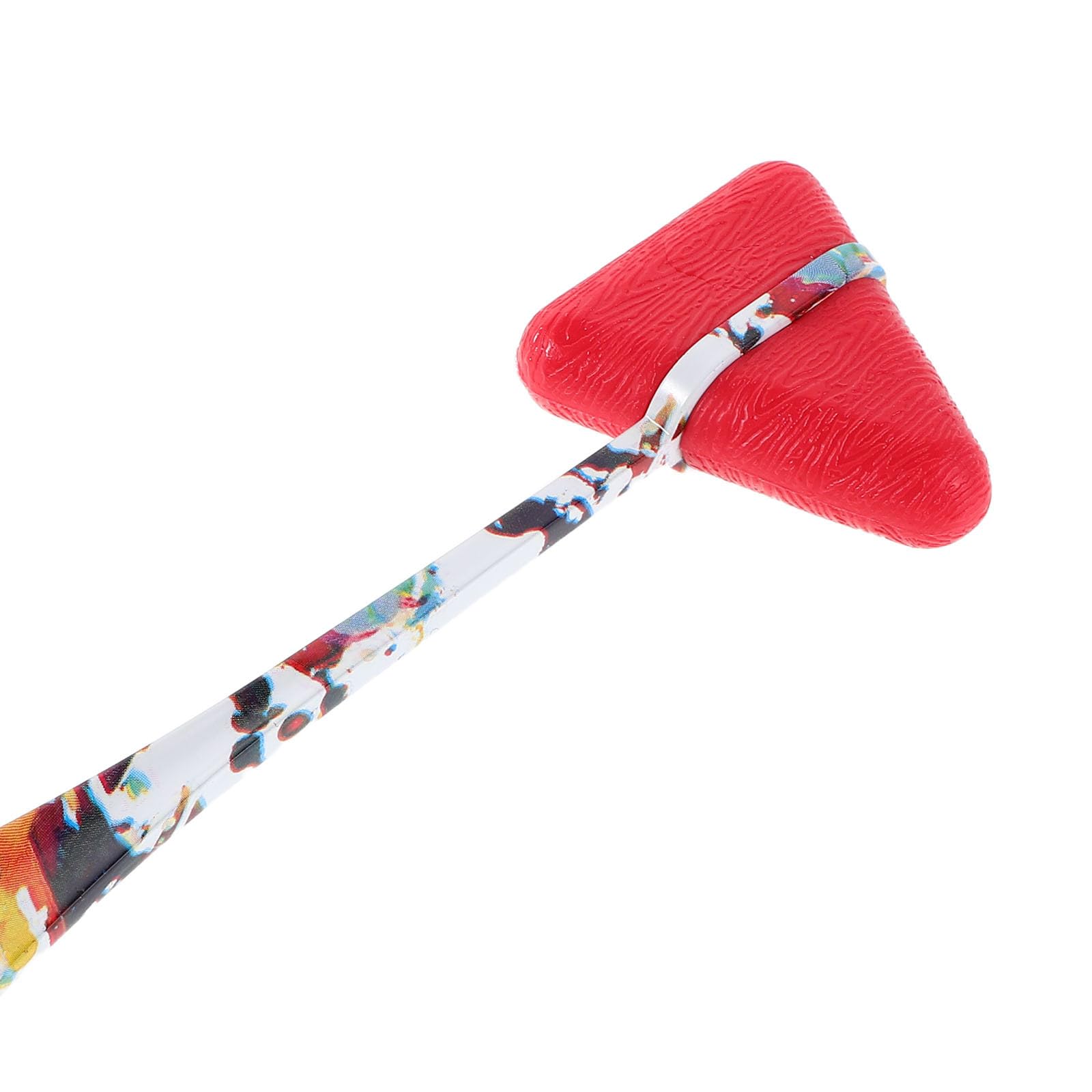 Martillo de Diagnóstico Médico Triángulo Rojo de Porcelana Azul Estilo Chino, Herramienta Precisa para Exploración Neurológica y Prueba de Reflejos en Hospital
