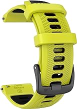 ISABAKE 22mm Watch Strap for Forerunner 255 Music/Forerunner 265, Silicone Replacement Strap for Garmin Venu 2/Vivoactive 4/Samsung Galaxy Watch 3 45mm