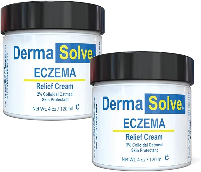 Dermasolve Full Body Eczema Relief Lotion Cream - Flare Control Therapy Balm that Protects, Moisturizes, and Repairs Skin Kids, Babies & Adults - Steroid Free (4 Fl Oz, 2)