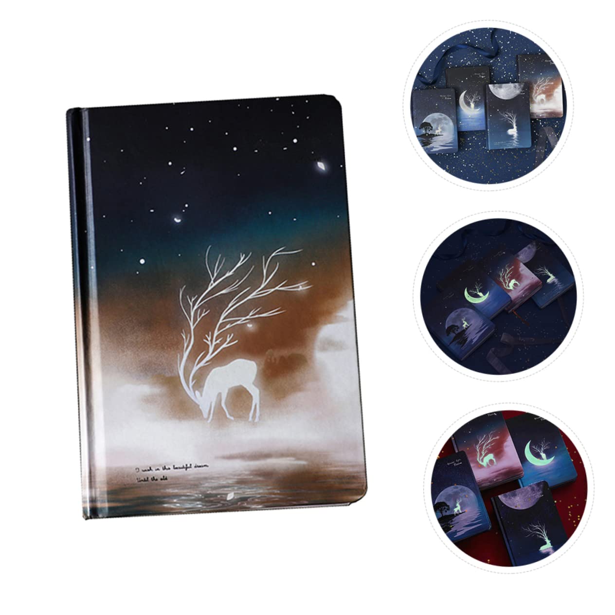 jojofuny 2 Pièces Cahier avec Thème Journal Élégant pour Étudiants pour Dessin et Planification