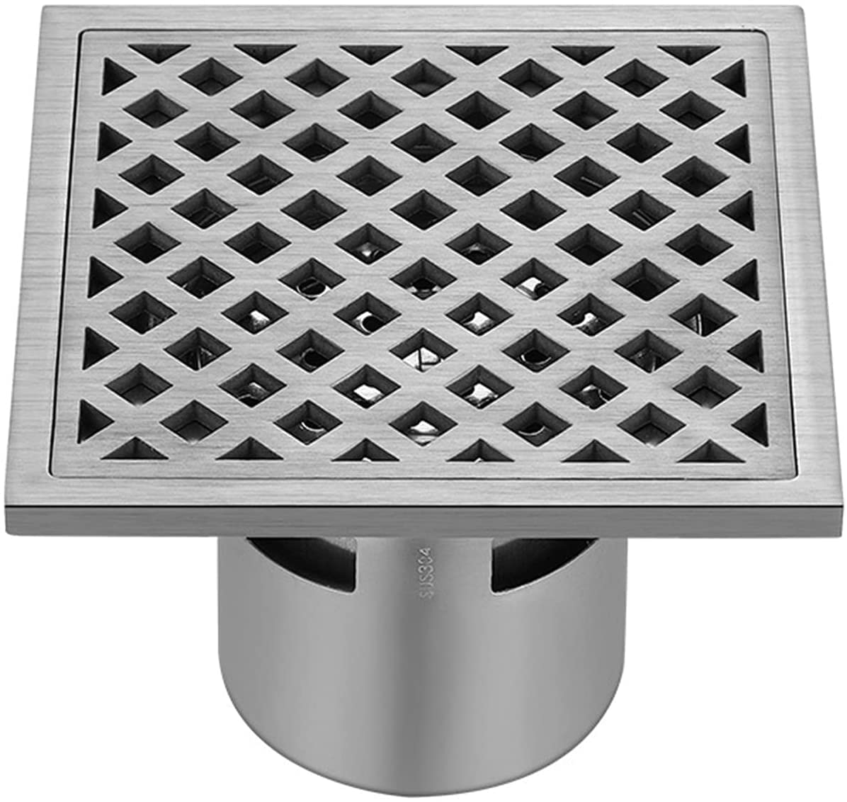 Drain de douche en inox SUS304 brossé caniveau de sol haut de gamme moderne