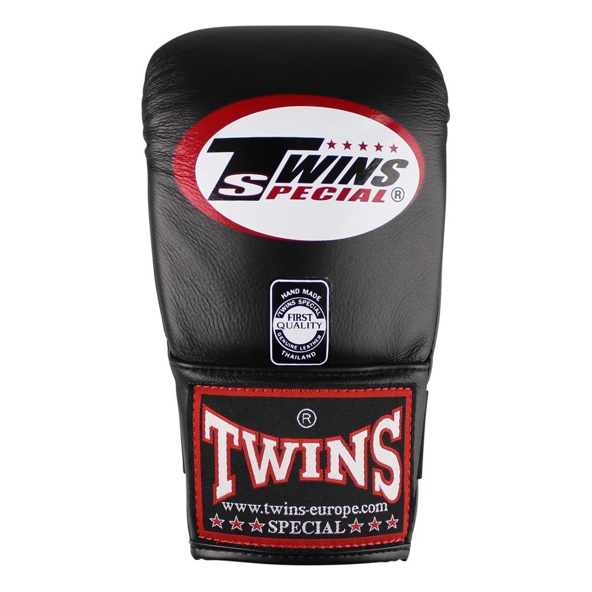 Twins Special Boxhandschuhe - TBM-1 - Für Boxsack und Training - Echtes Leder - Schwarz