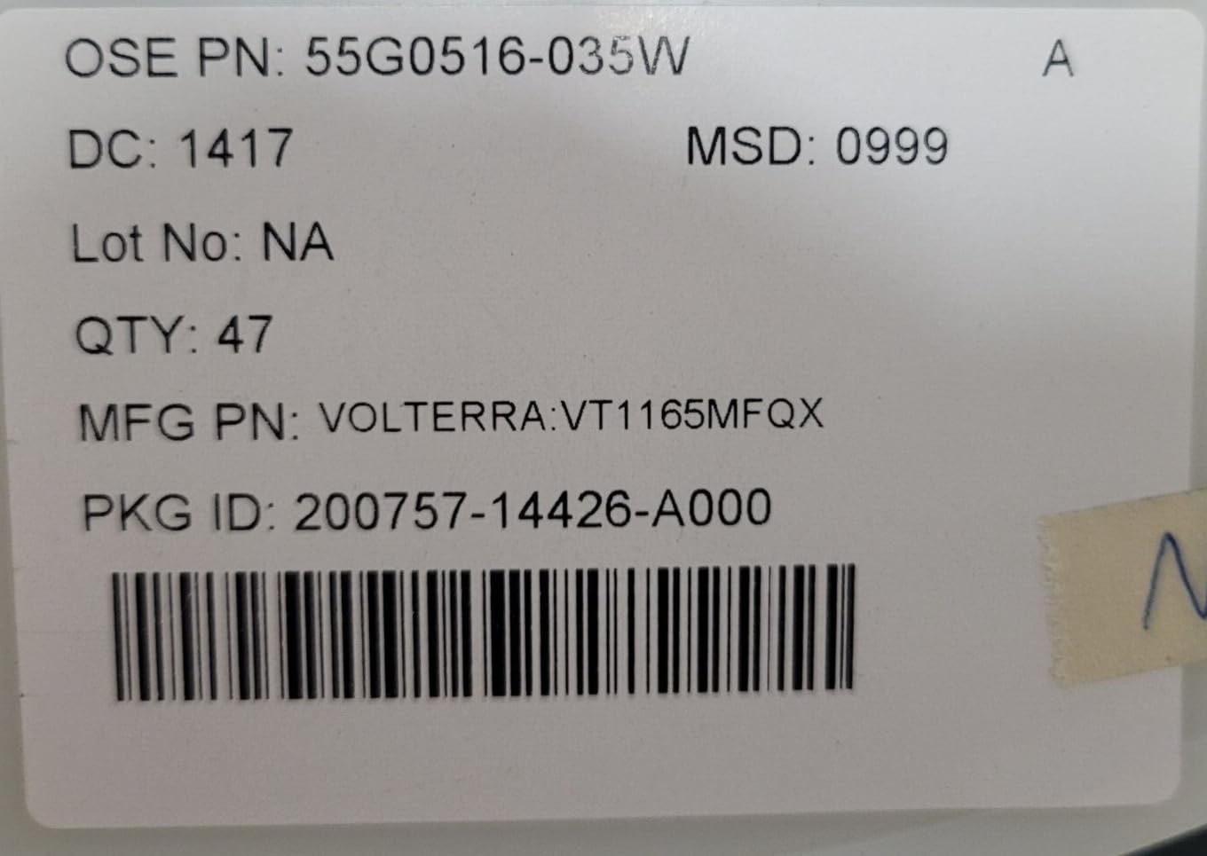 (1 PC) VT1165MFQX VOLTERRA Radiator Thermostat