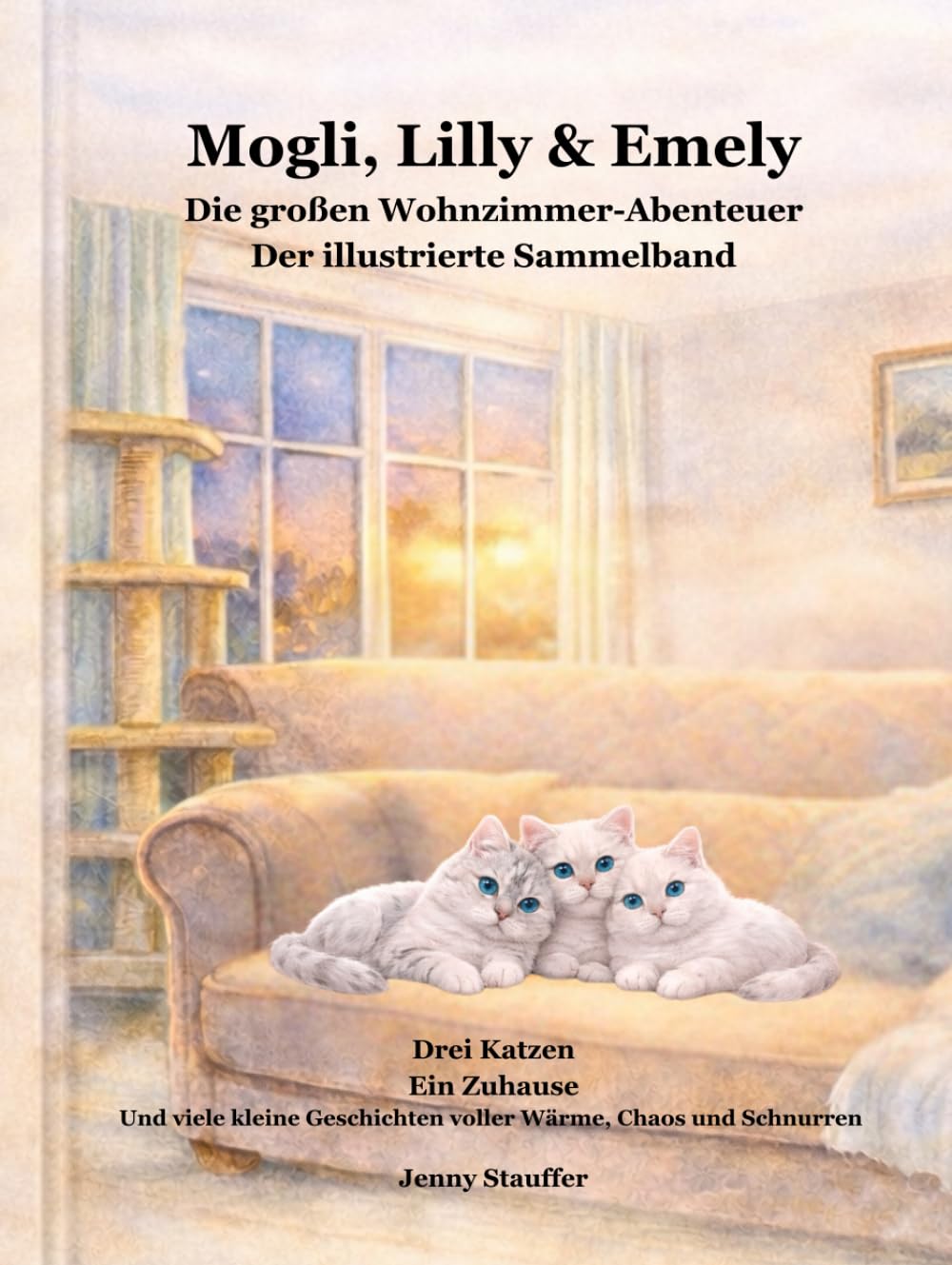 Mogli, Lilly & Emely Die großen Wohnzimmer-Abenteuer Der illustrierte Sammelband: Drei Katzen. Ein Zuhause. Und viele kleine Geschichten voller Wärme, ... (Die Abenteuer von Mogli, Lilly & Emely)