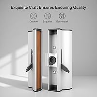 Vista 6 de Baomain Juego de manijas de puerta corredera con espaciado de agujeros de 3", de C a C, montaje en superficie con cierre de abrazadera