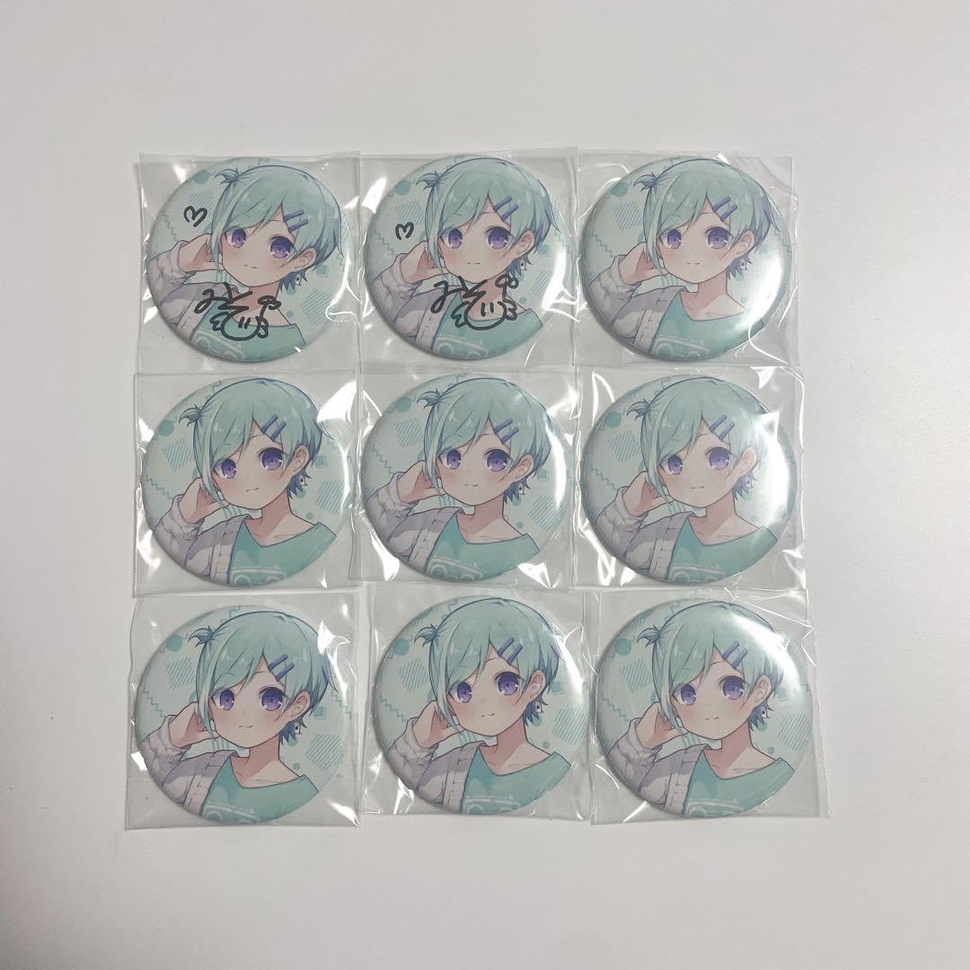 Amazon.co.jp: みそら どるれく 缶バッジ 9個 サイン入りあり