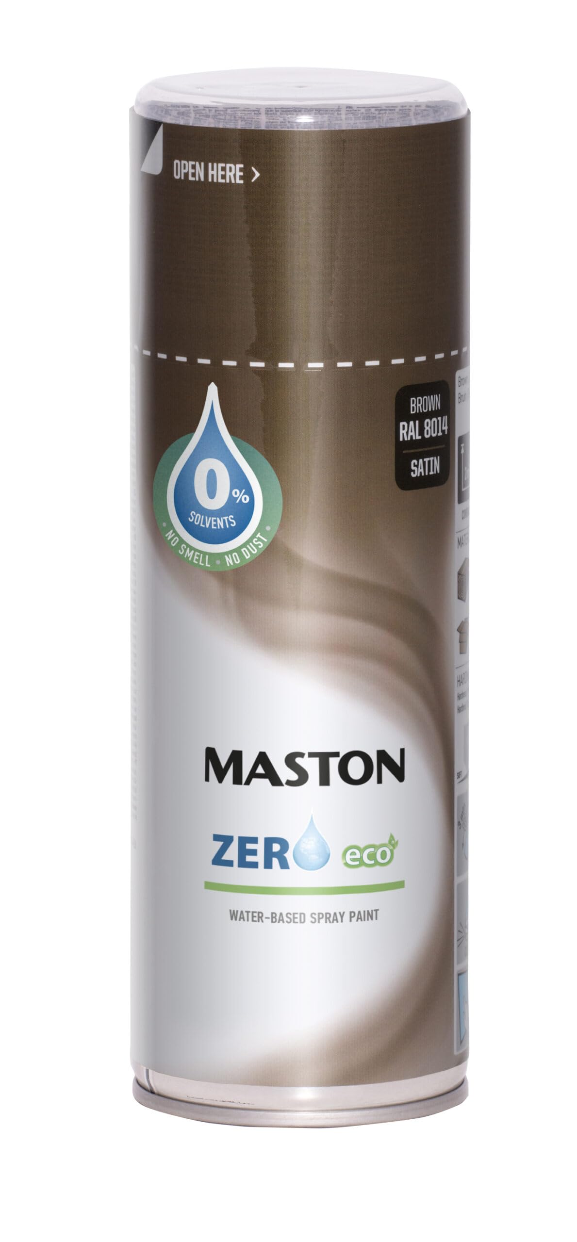 Maston Spray Paint Zero Brown RAL8014 400ml