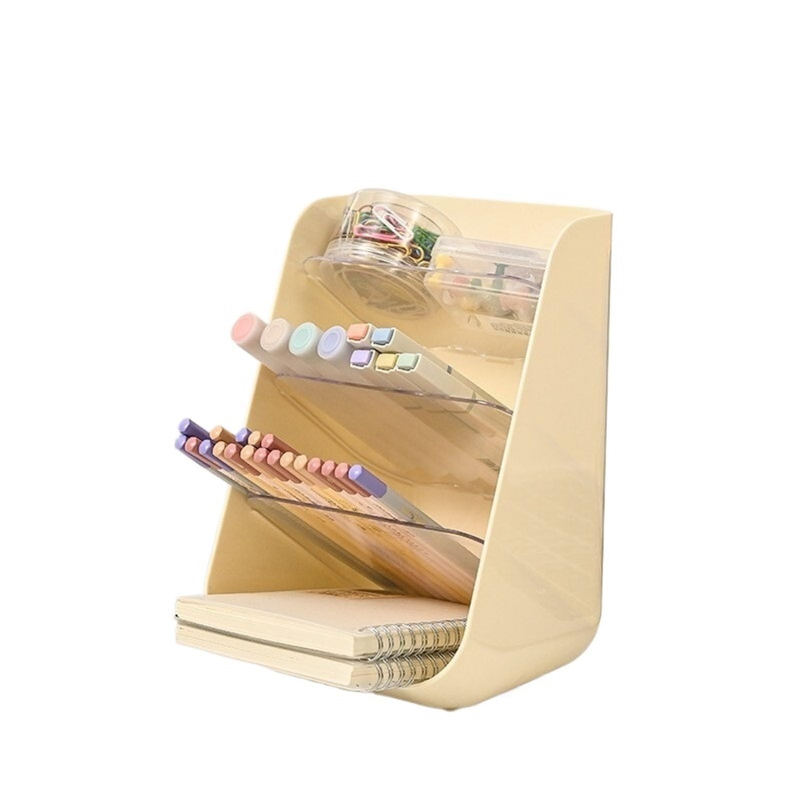 WEOKDFHA Clear Pencil Holder 1PCS Desktop Pen Holder Stationery Organiser Transparent Slanting Shelf Bathroom Vanity Multifunctional