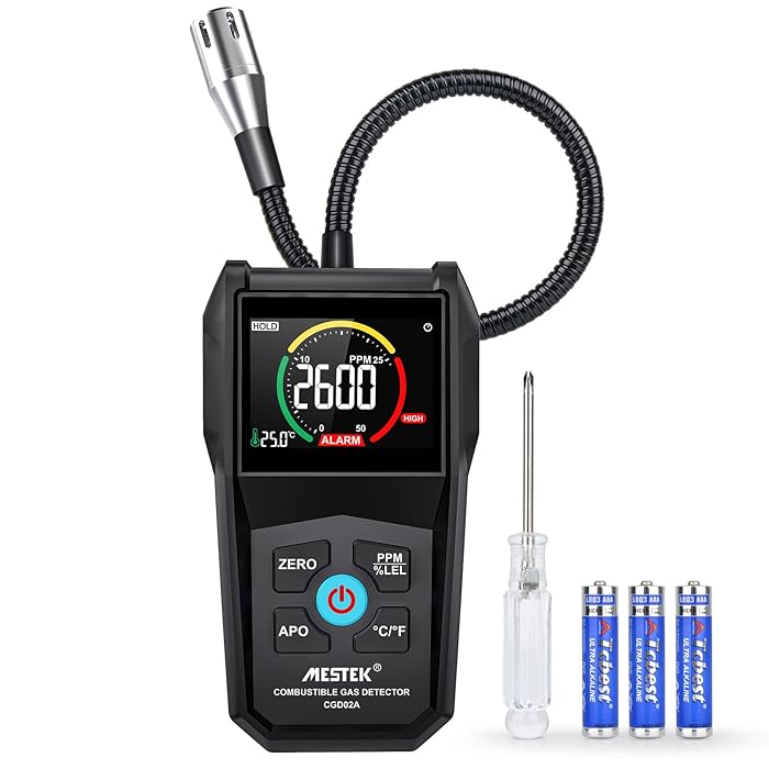 Buy Gas Leak Detector MESTEK Portable Propane Natural Gas Leak Tester